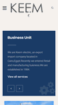 Mobile Screenshot of keemelectric.com